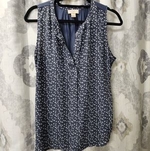 The Loft Blue Blouse